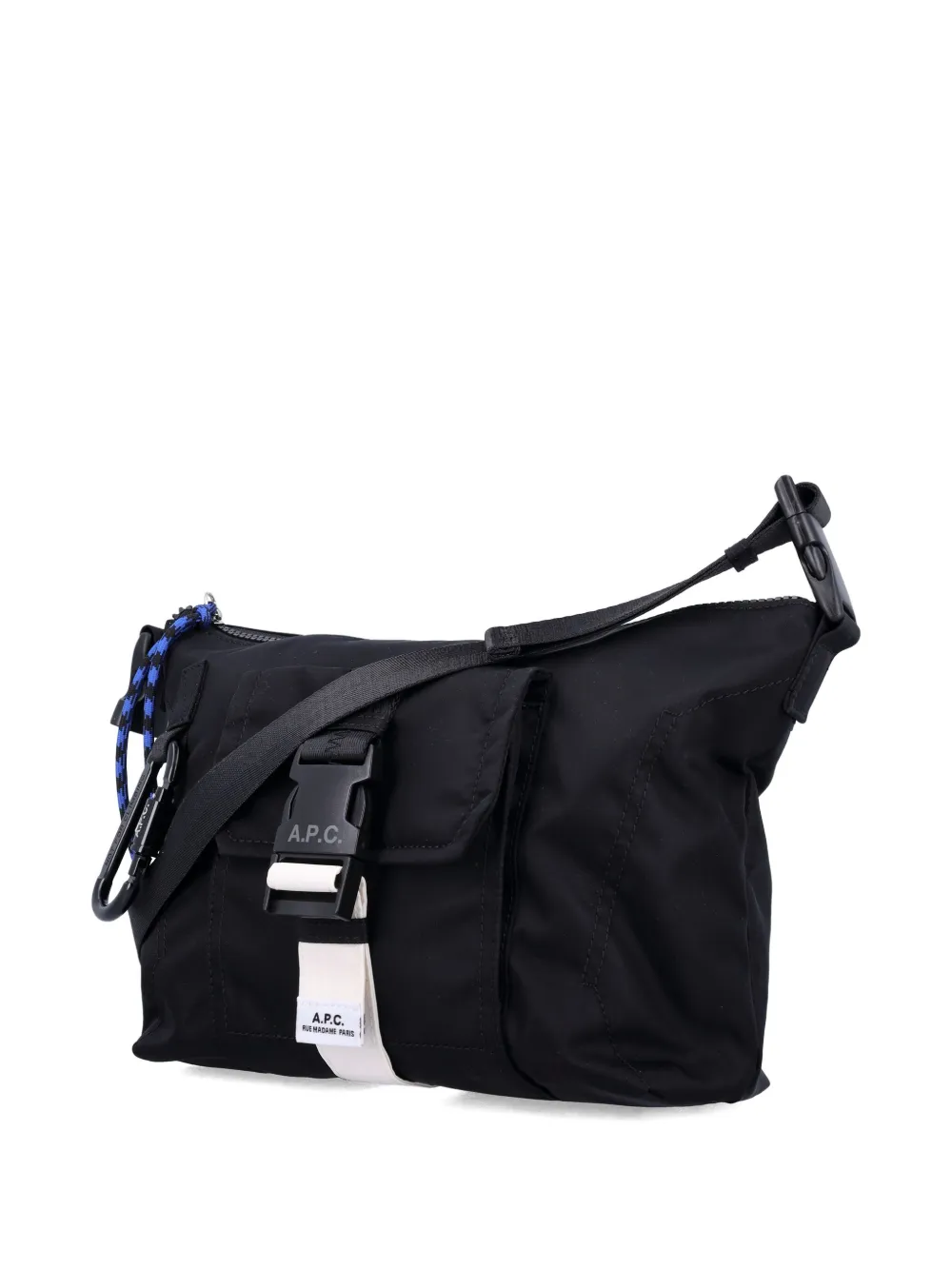 A.P.C. Schoudertas met gesp Zwart