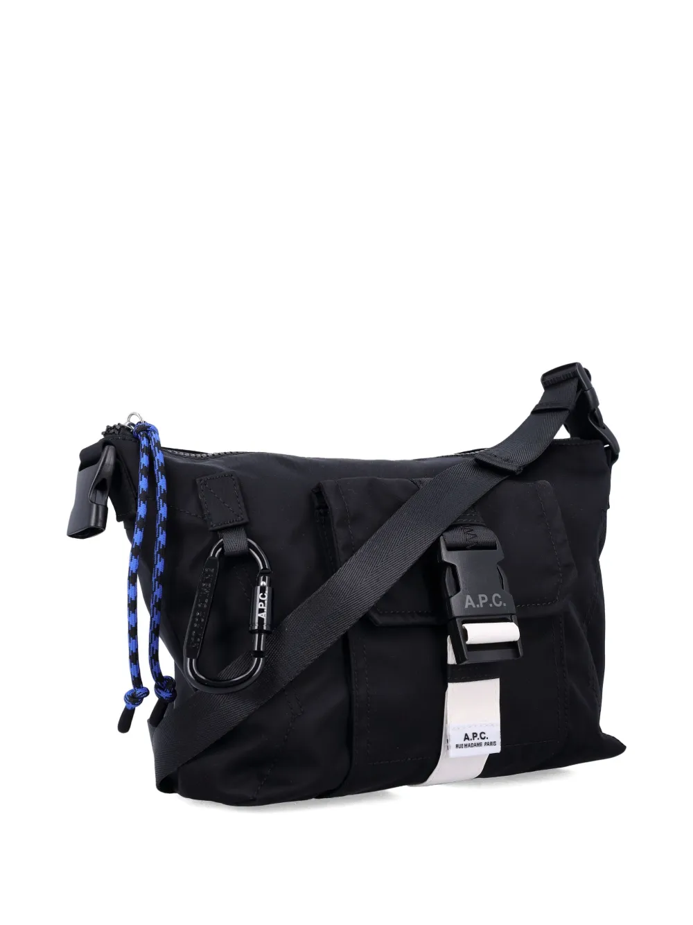 A.P.C. Schoudertas met gesp Zwart