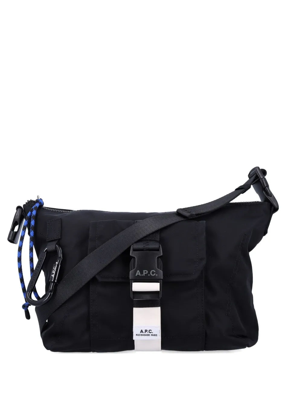 A.P.C. Schoudertas met gesp Zwart