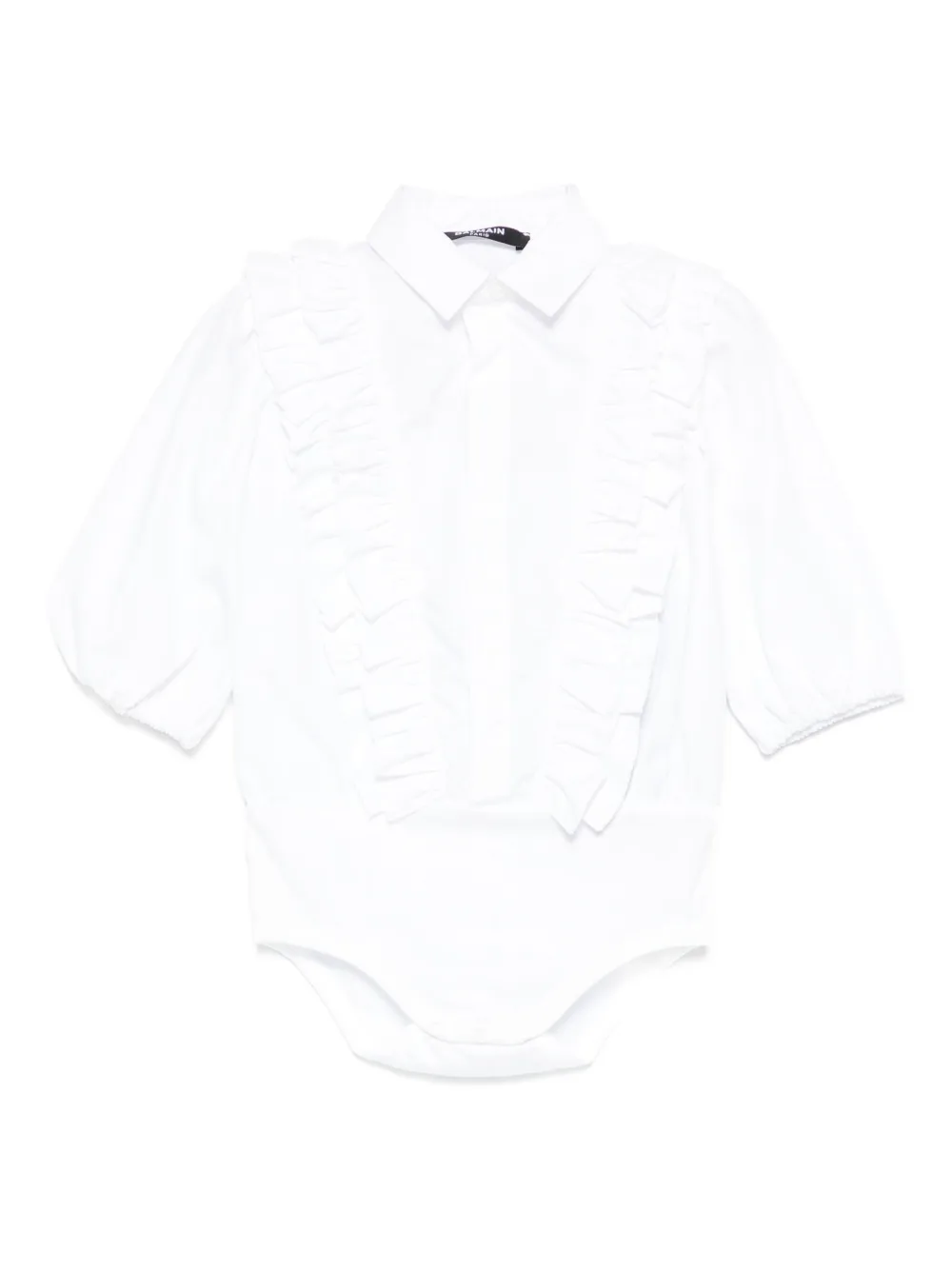 Balmain Kids ruffled body Wit