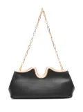 Cult Gaia Valma curved-frame chain-strap clutch - Black