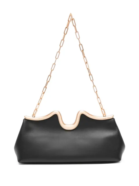 Cult Gaia Valma curved-frame chain-strap clutch
