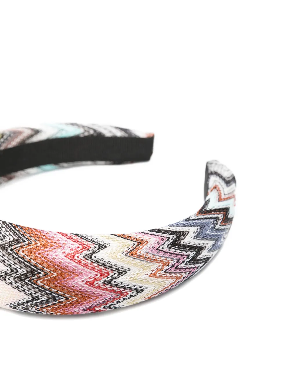 Missoni Kids Haarband met zigzag-patroon Zwart