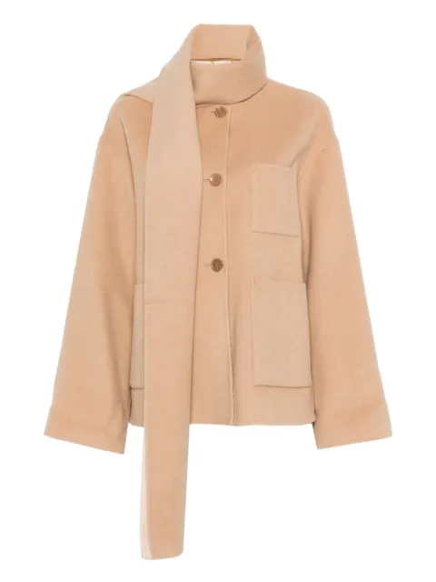 Seventy patch-pocket wool coat