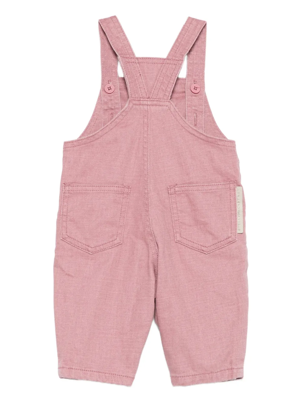 Stella McCartney Kids Tuinbroek met borduurwerk Roze