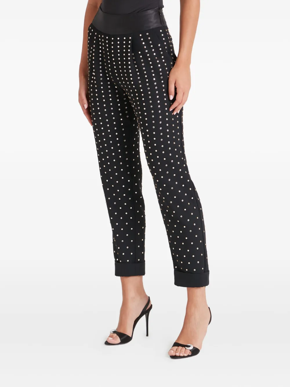 Temperley London Alexandrea verfraaide broek Zwart