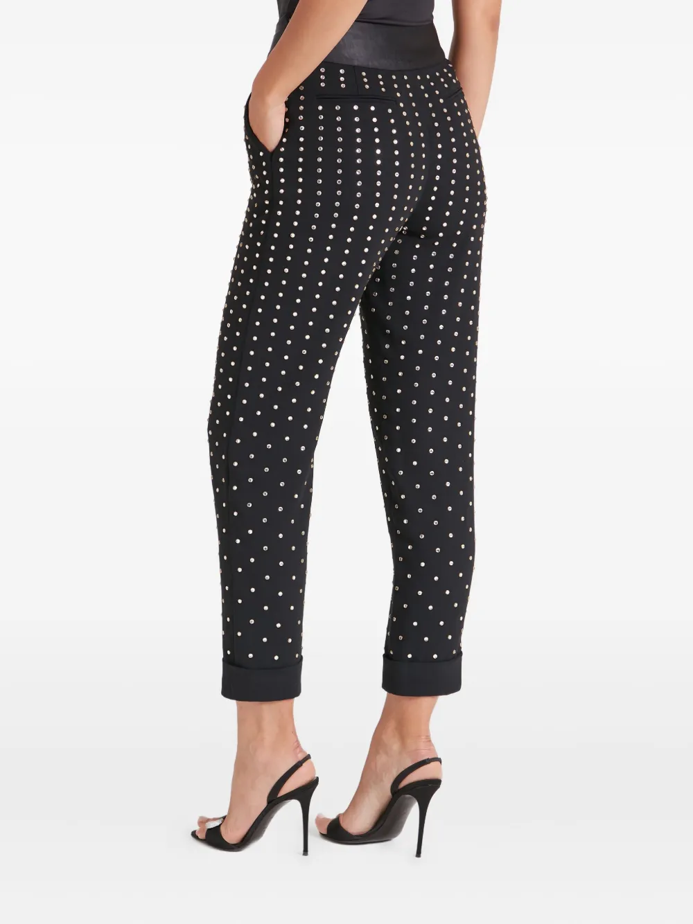 Temperley London Alexandrea verfraaide broek Zwart