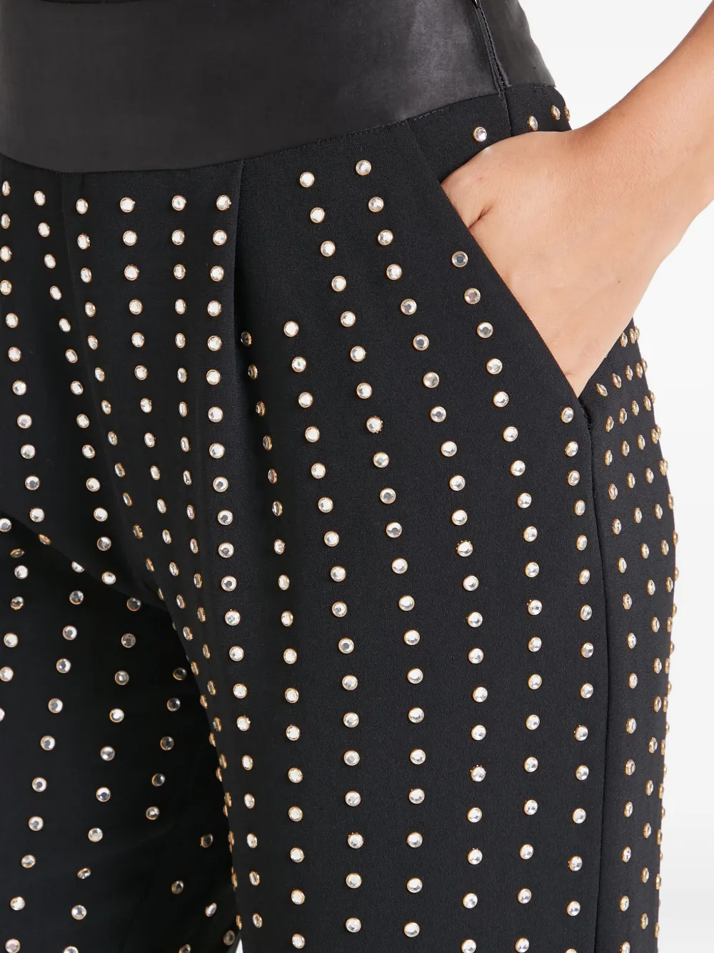 Temperley London Alexandrea verfraaide broek Zwart