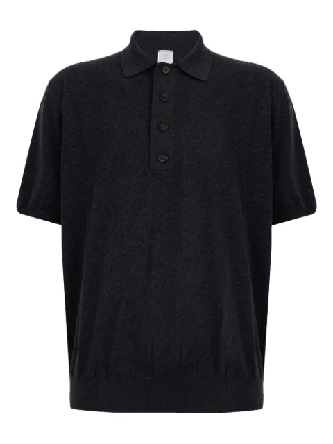 Eleventy short-sleeve button polo shirt
