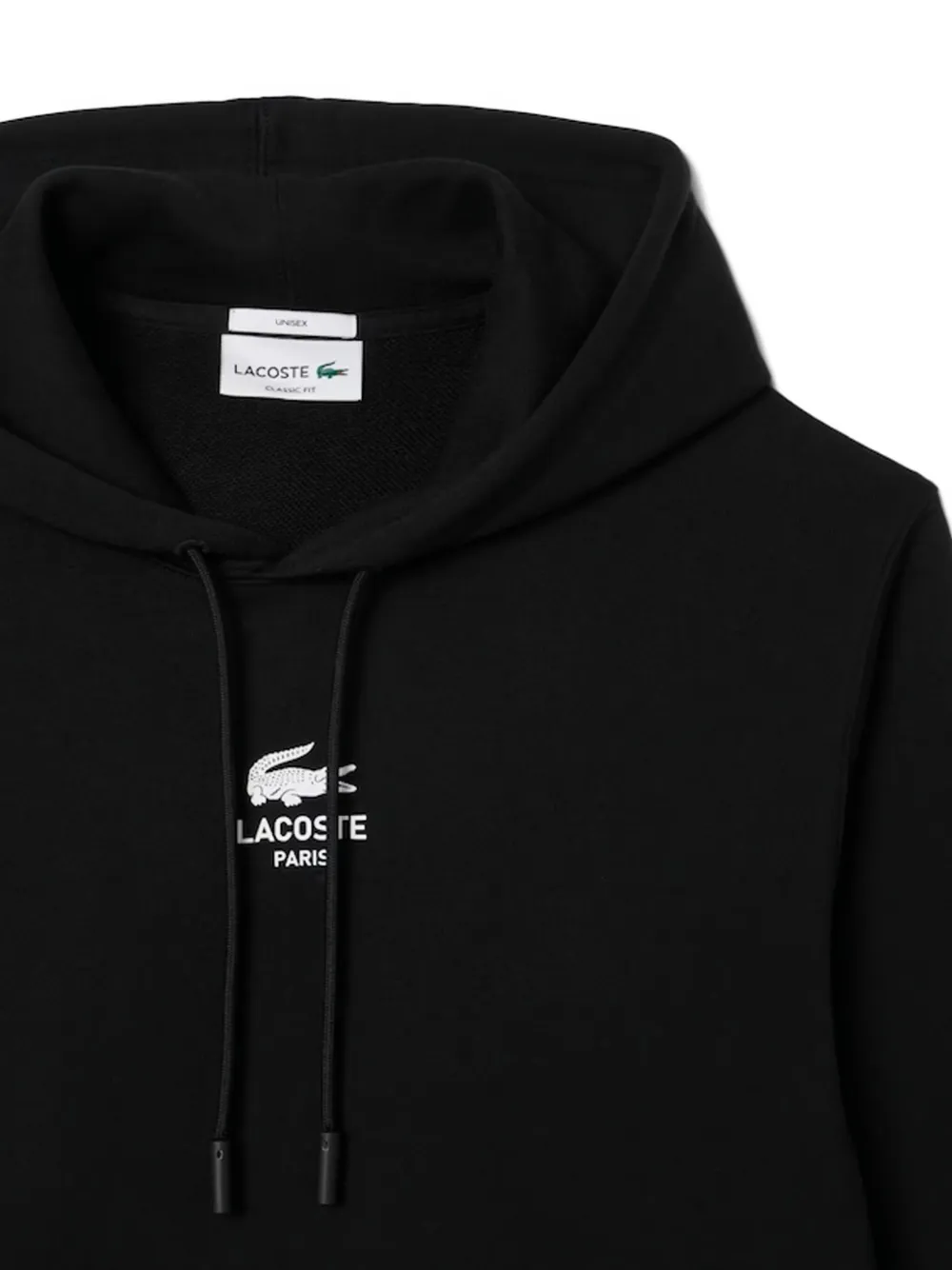 Lacoste Hoodie met logo Zwart