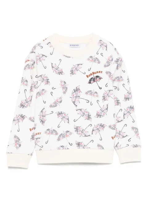 Burberry Kids umbrella-print sweatshirt