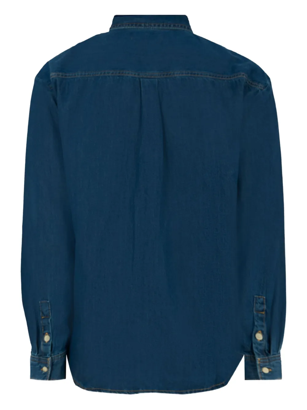 Calvin Klein Kids Shirt met lange mouwen en zak Blauw