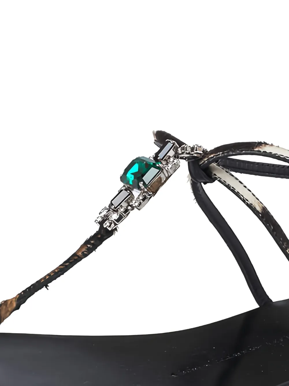 Giuseppe Zanotti Vintage Sandalen verfraaid met kristallen - Bruin