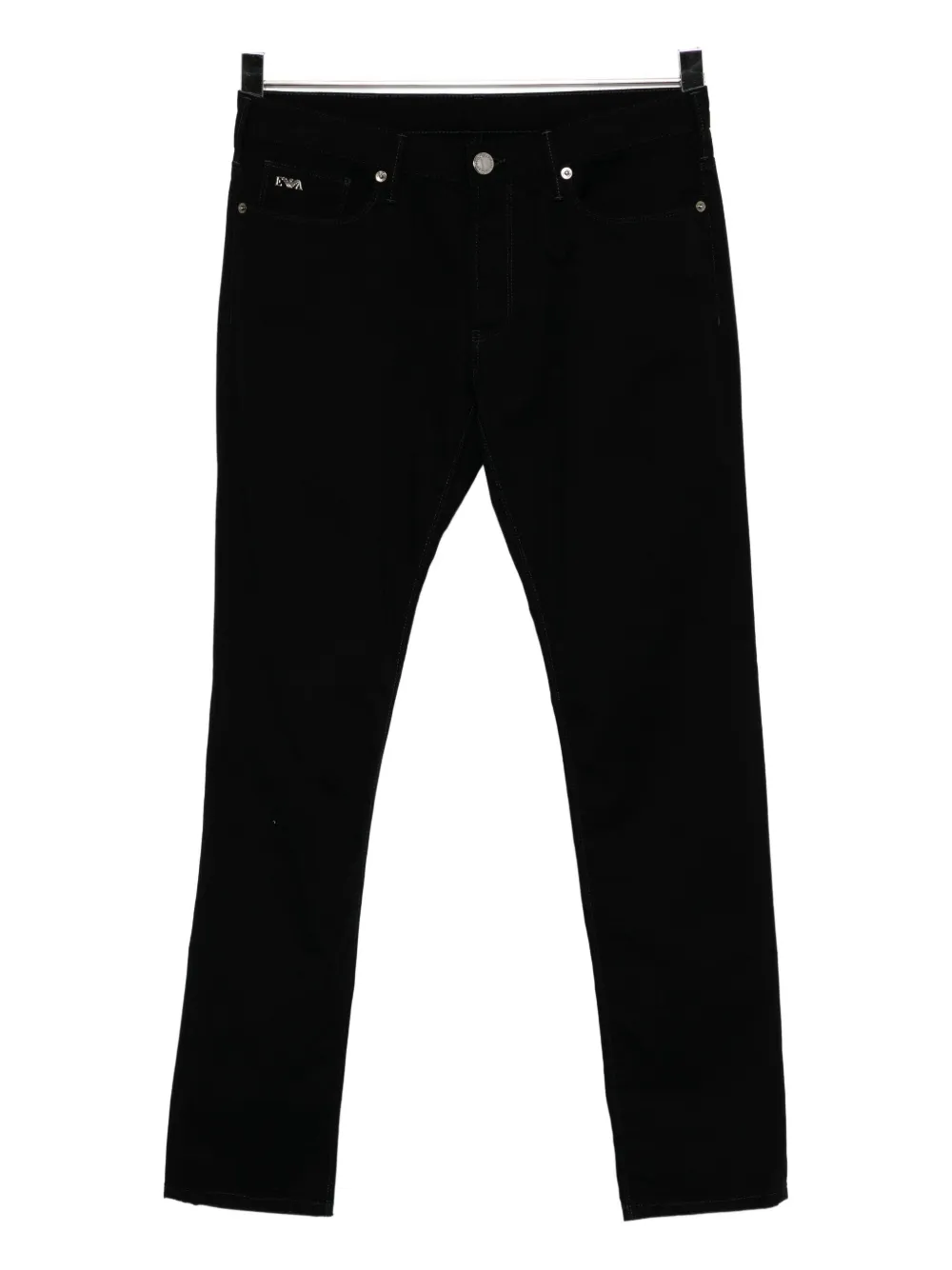 Emporio Armani Pantaloni con logo - Nero