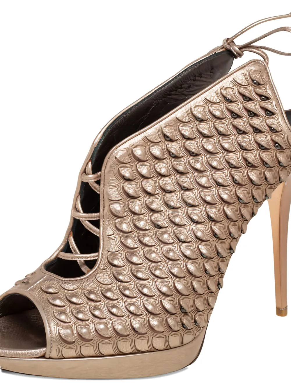 Ferragamo Pre-Owned python embossed leather sandals | Image 2