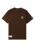 NEW ERA CAP logo-patch T-shirt - Brown