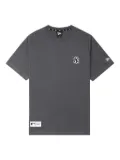 NEW ERA CAP logo-embroidered cotton T-shirt - Grey