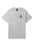 NEW ERA CAP embroidered-logo T-shirt - Grey