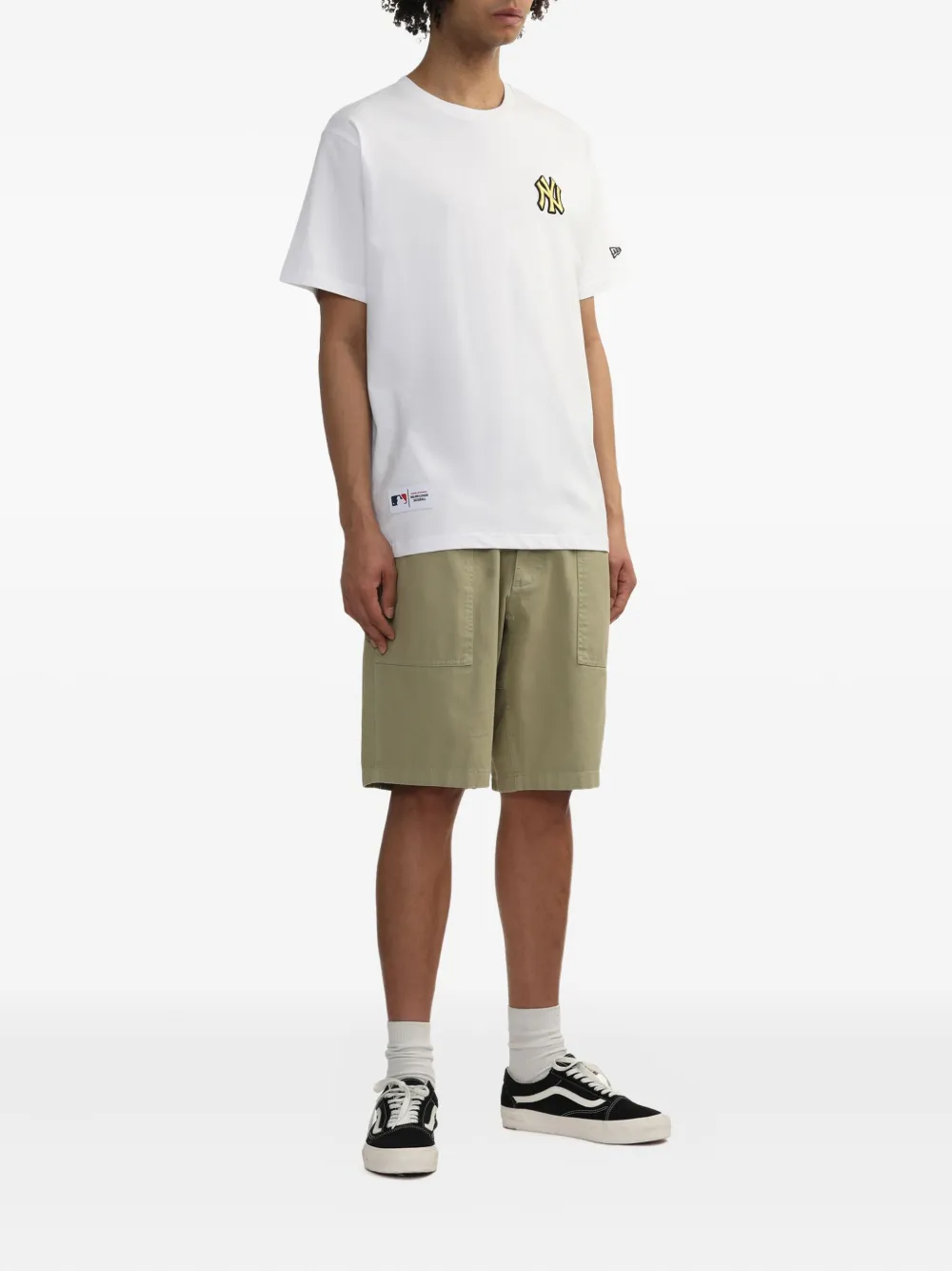 NEW ERA CAP logo-patch T-shirt - Wit