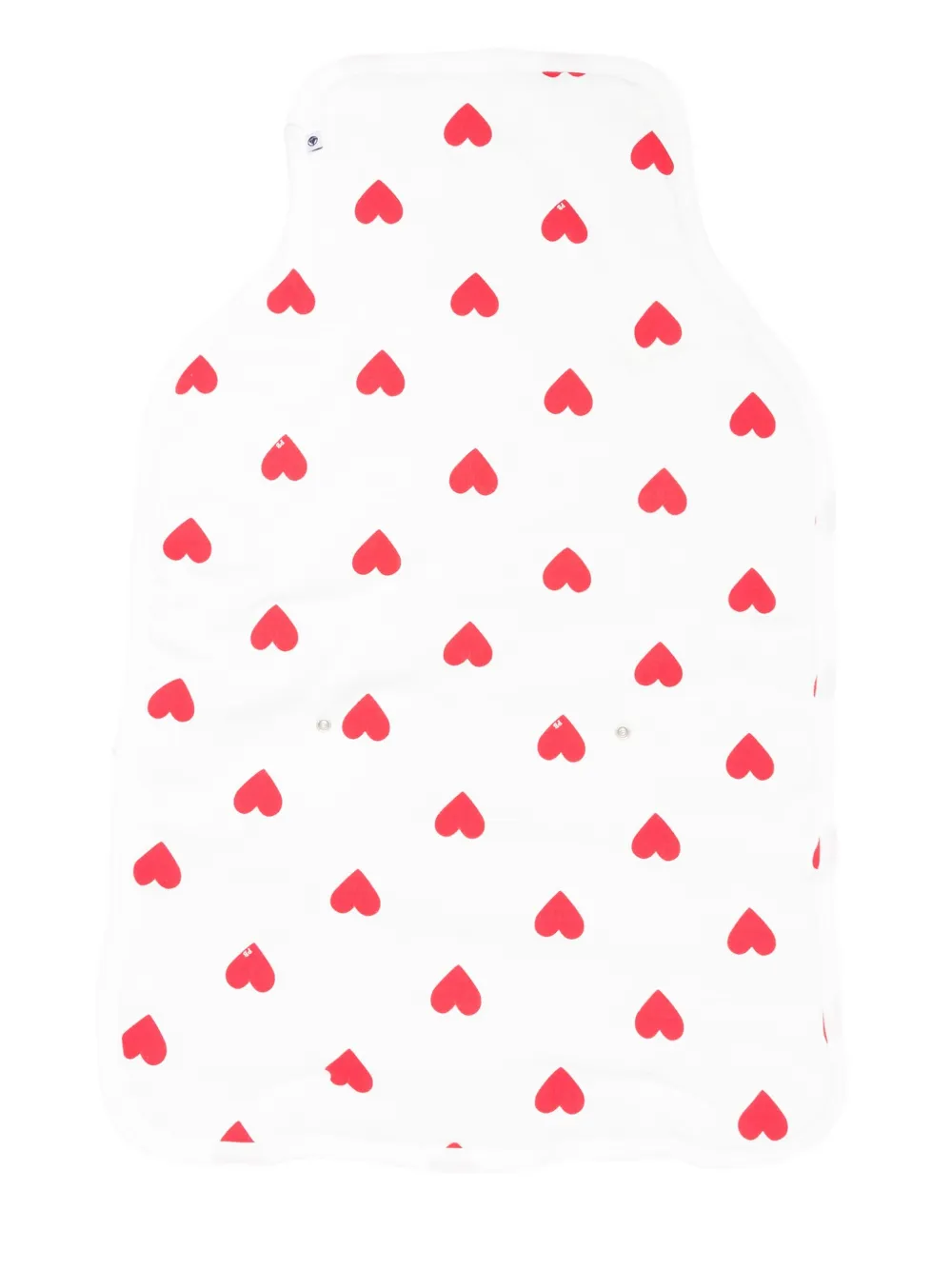 Petit Bateau Luiermat met hartprint Wit