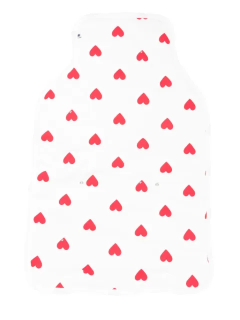 Petit Bateau heart-print changing mat