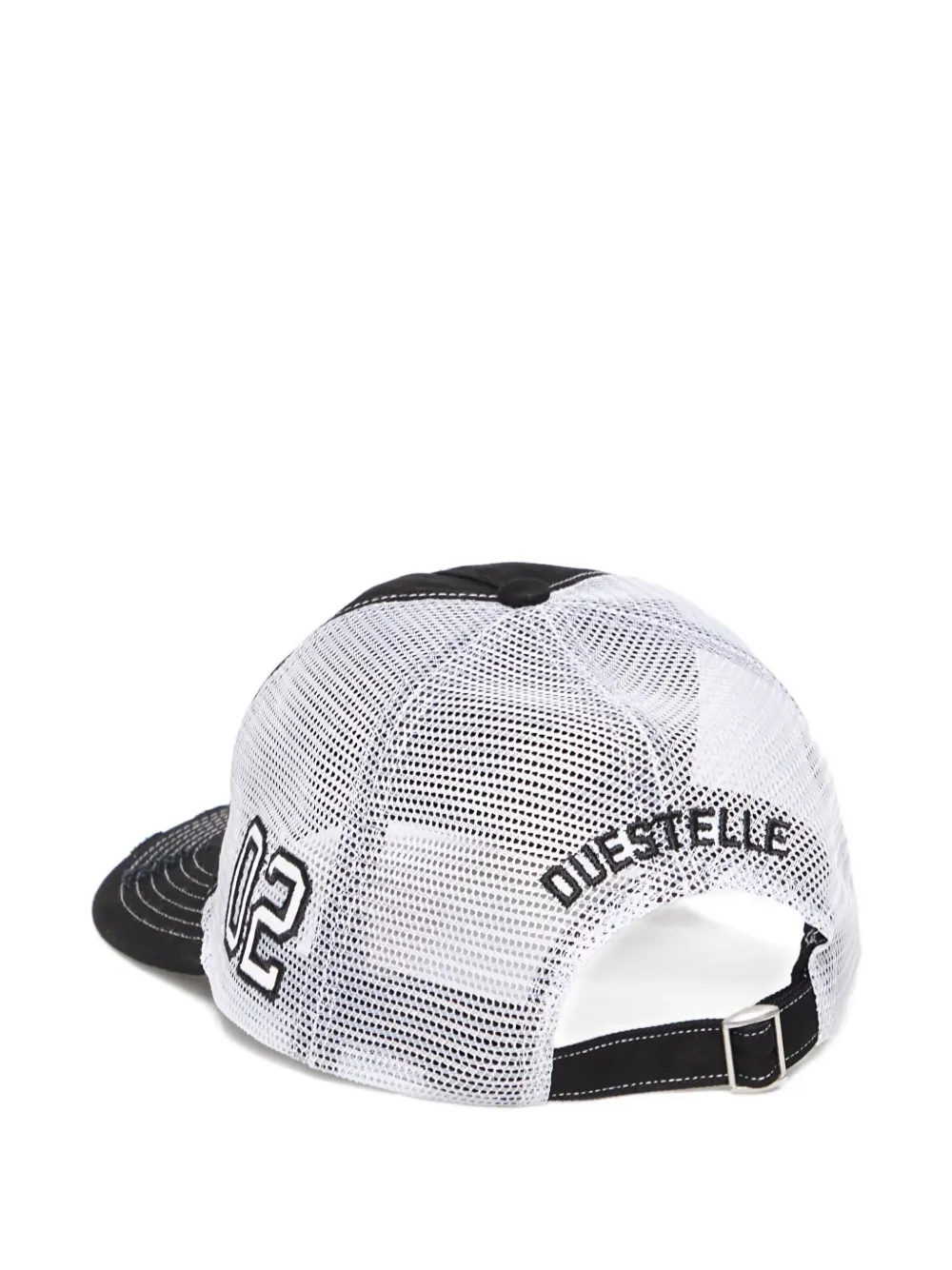 TWOJEYS distressed-mesh trucker cap - Zwart