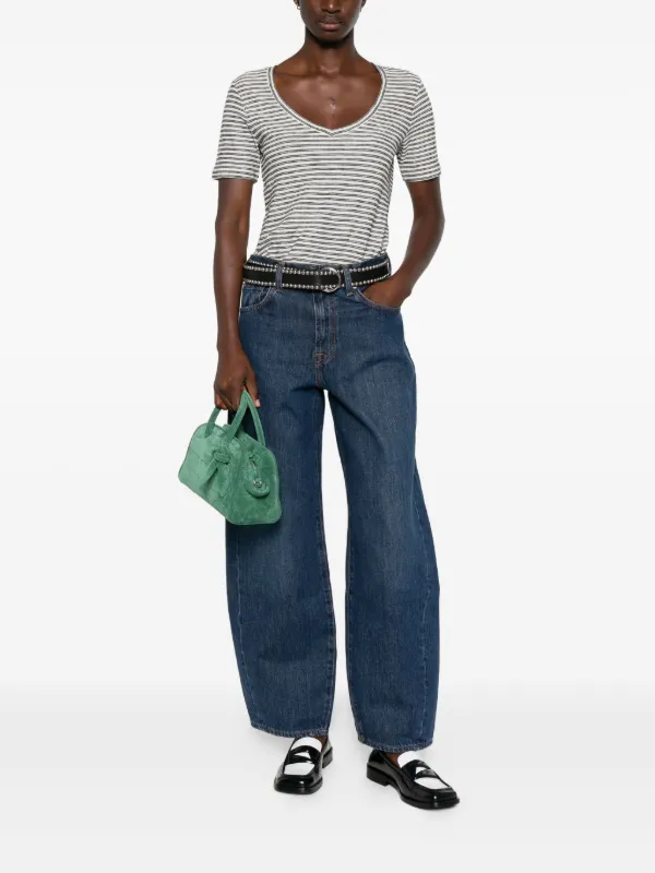 7 For All Mankind wide-leg Jeans | Blue | FARFETCH RO