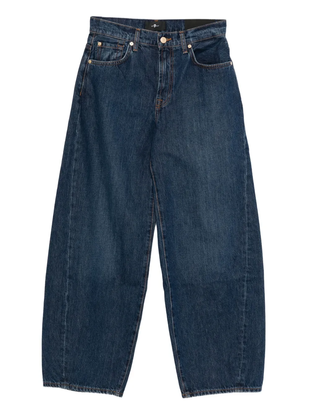 7 For All Mankind wide-leg jeans Blauw