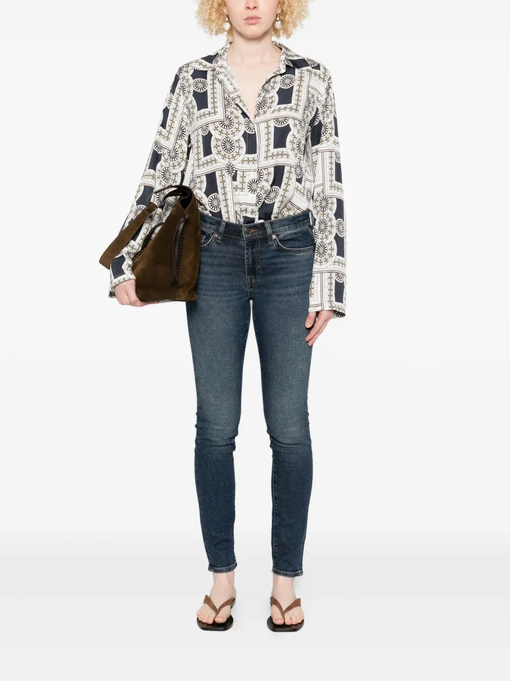7 For All Mankind five-pocket jeans - Blauw
