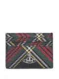 Vivienne Westwood plaid card-holder - Black
