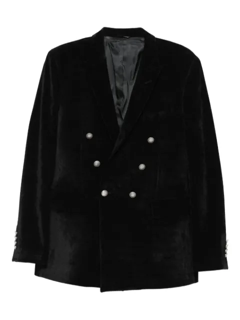 Reveres 1949 double-breasted velvet jacket