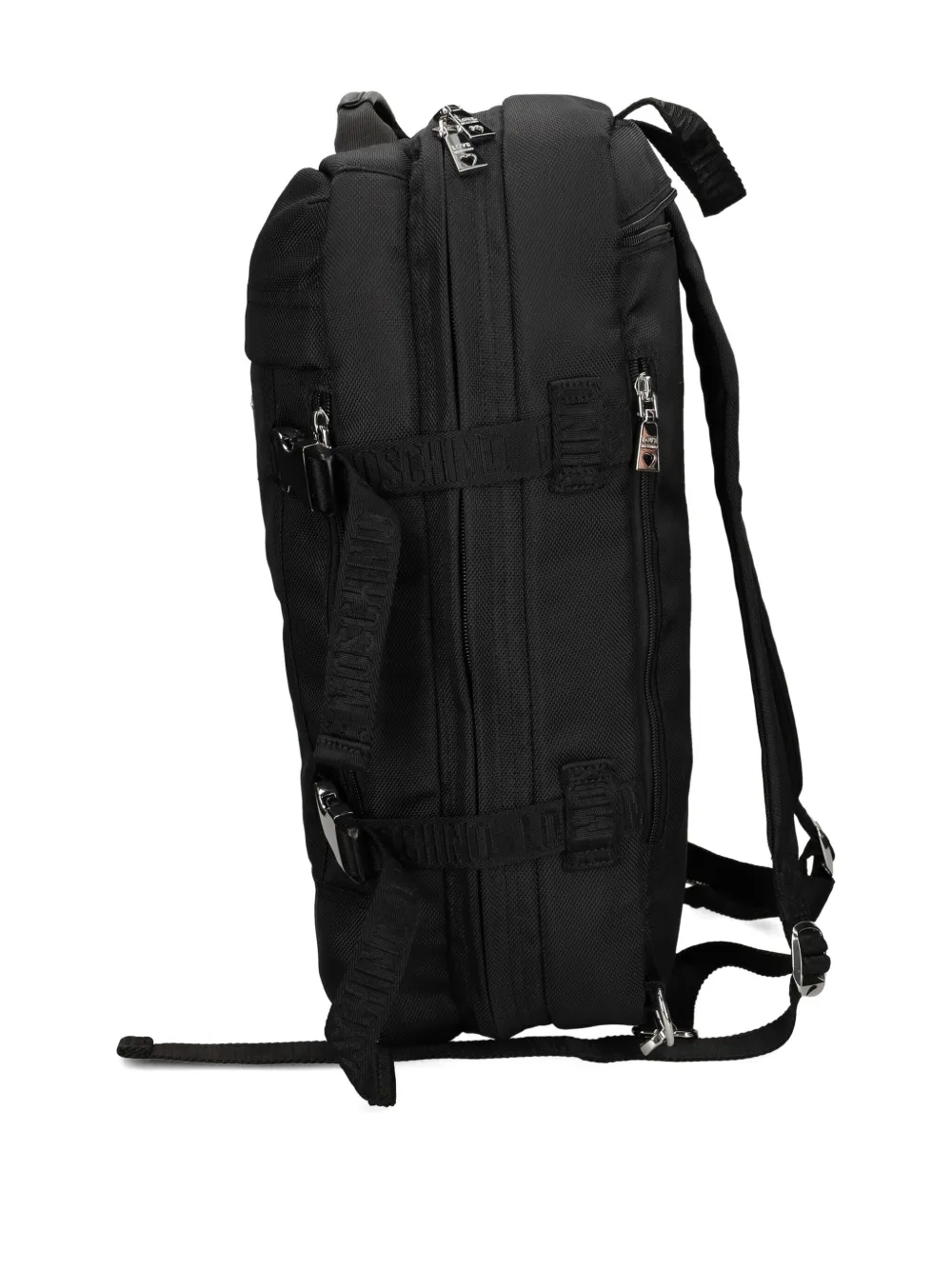 Love Moschino Rugzak met logoplakkaat Zwart