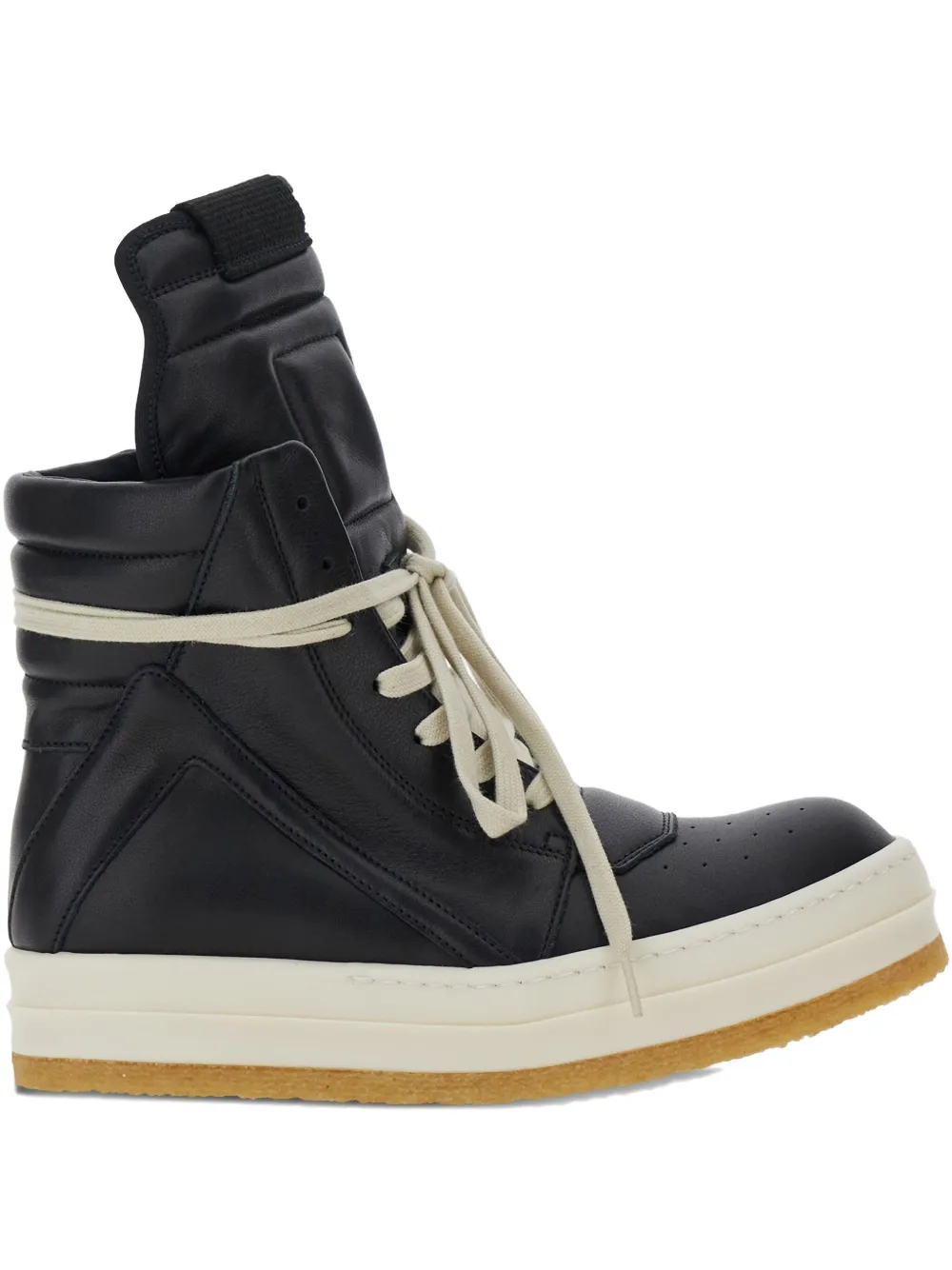 Rick Owens Geobasket zip-fastening sneakers Black