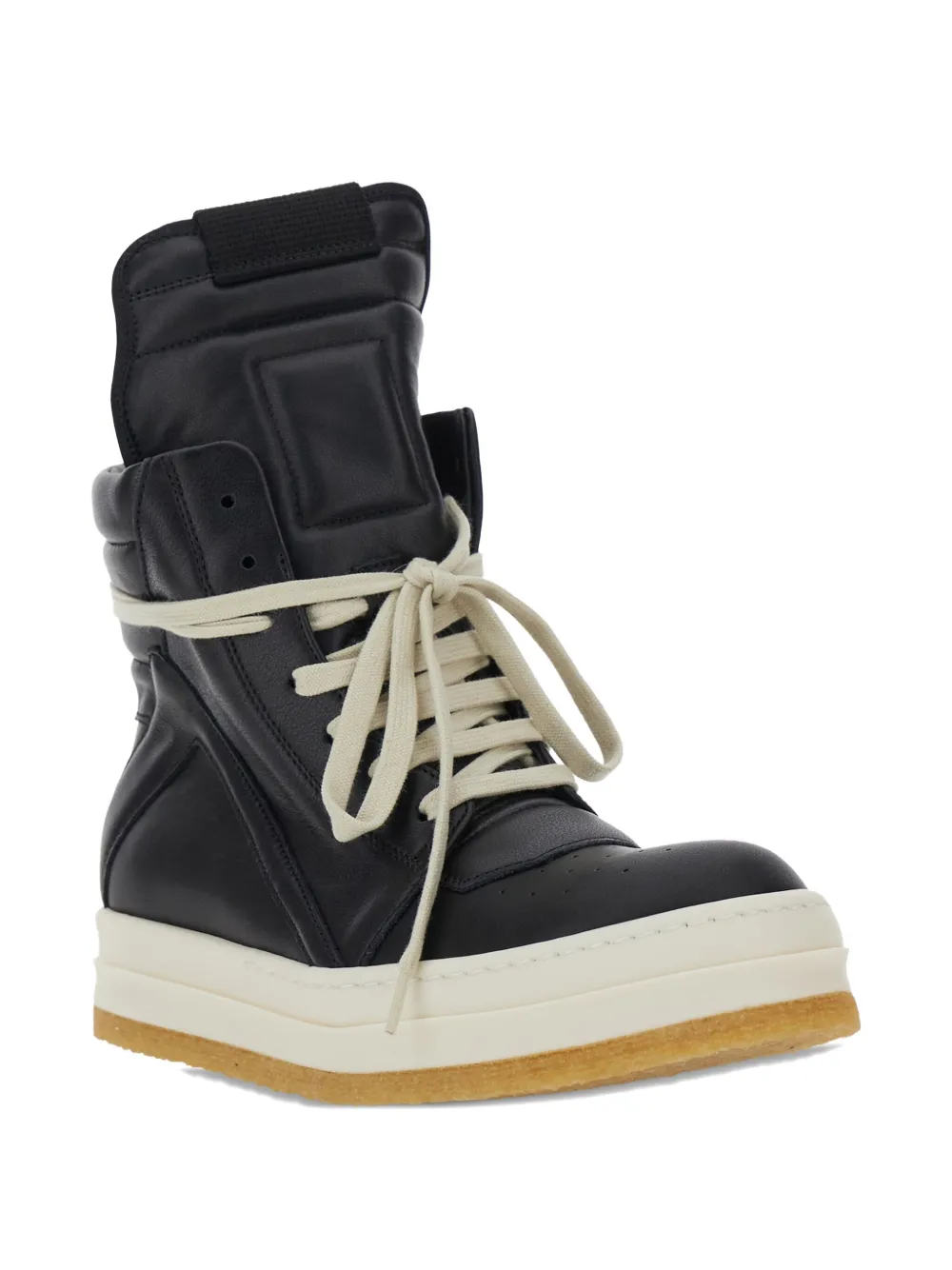 Rick Owens Geobasket zip-fastening sneakers Black