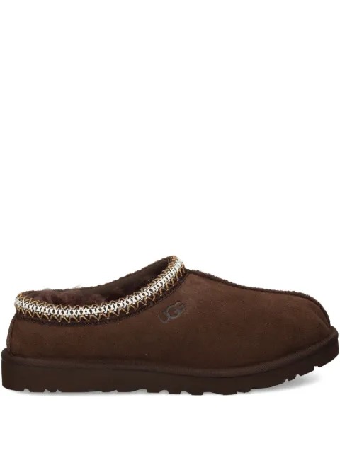 UGG braided-trim slippers
