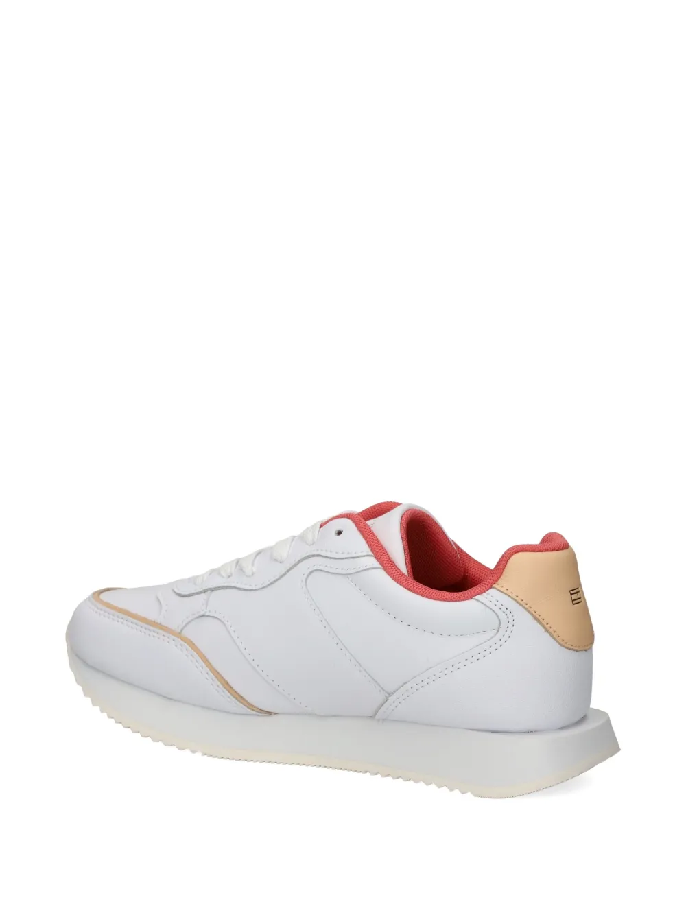 Tommy Hilfiger leather lace-up sneakers White