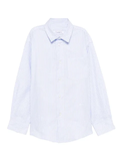 Paolo Pecora Kids camisa manga larga con motivo de rayas