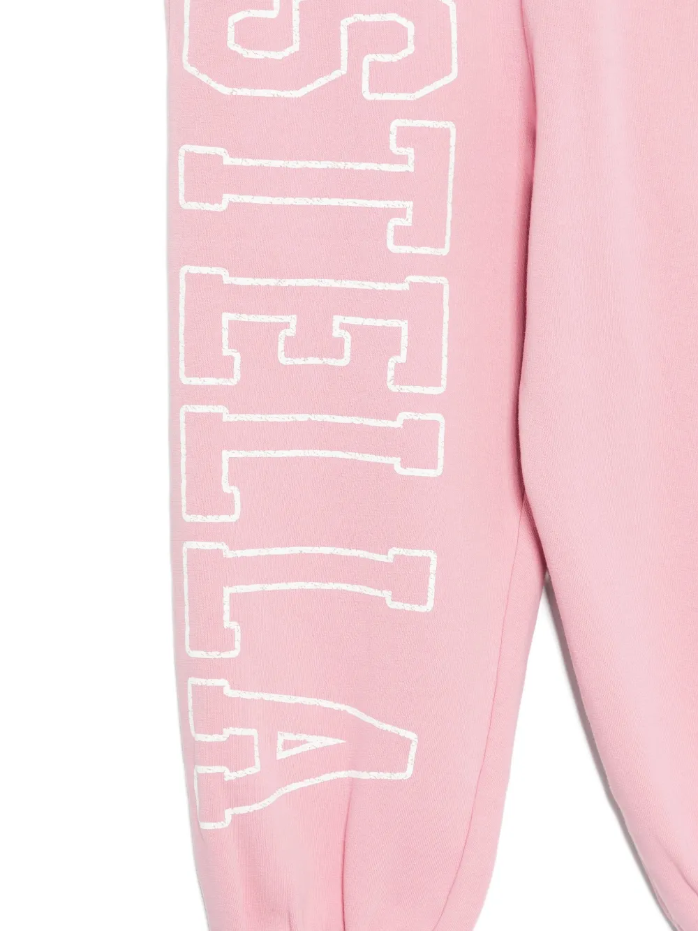 Stella McCartney Kids Trainingsbroek met logoprint Roze