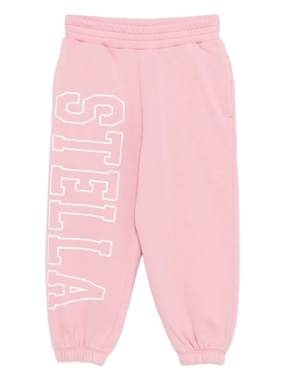 Stella McCartney Kids Trainingsbroek met logoprint Roze