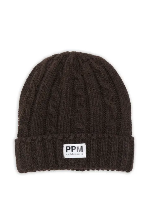 Paolo Pecora Kids cable-knit beanie