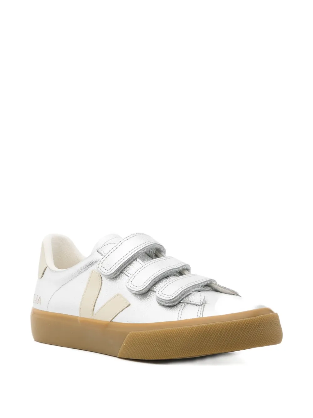 VEJA Recife leather sneakers - Zilver
