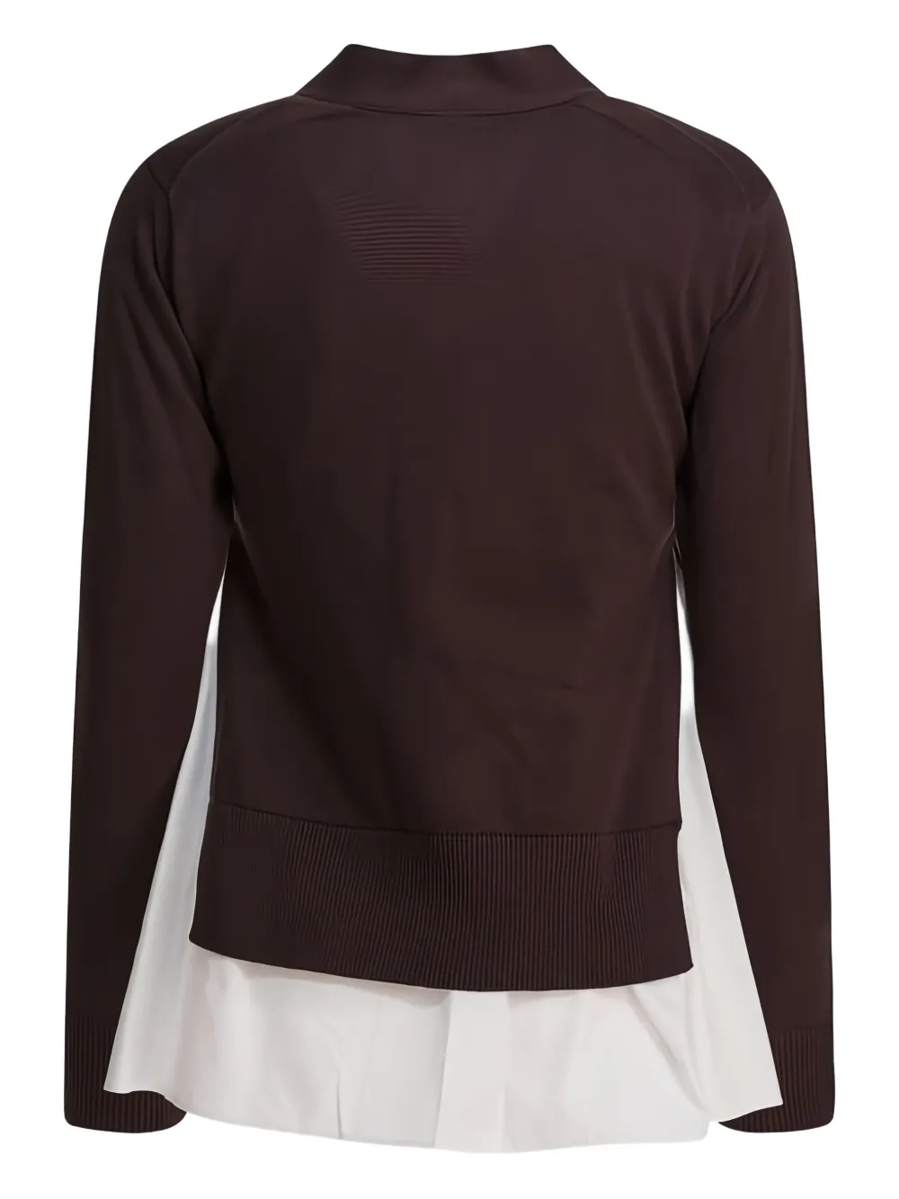 sacai poplin knit cardigan | Cardigans | Image 2