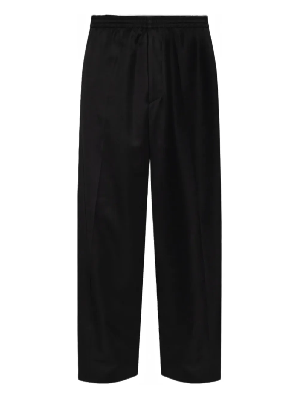 Balenciaga elastic-waist wool trousers | Black | Image 1