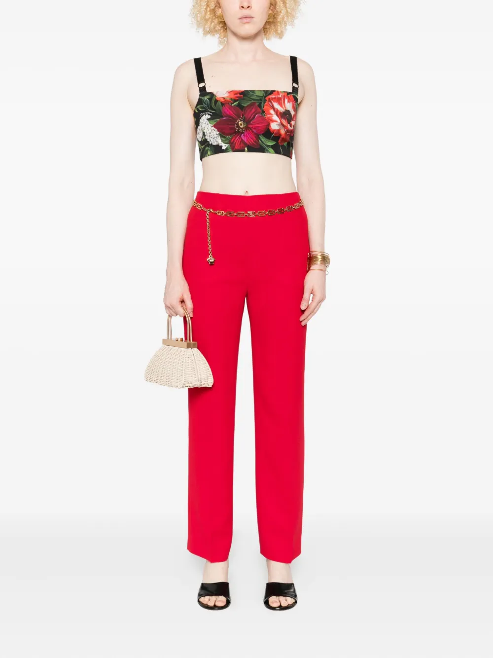 Alberta Ferretti tailored trousers - Rood