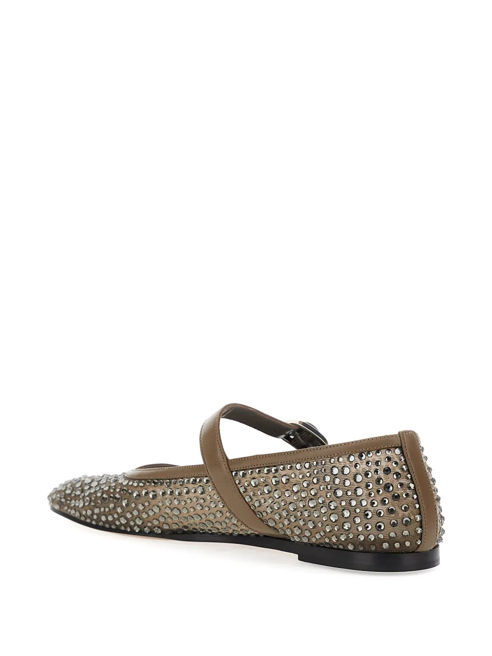 Le Monde Beryl embellished mary jane ballet flats Grey