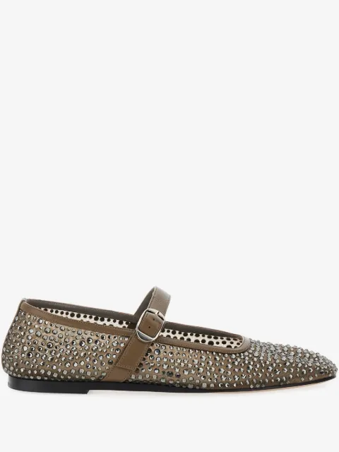 Le Monde Beryl embellished mary jane ballet flats