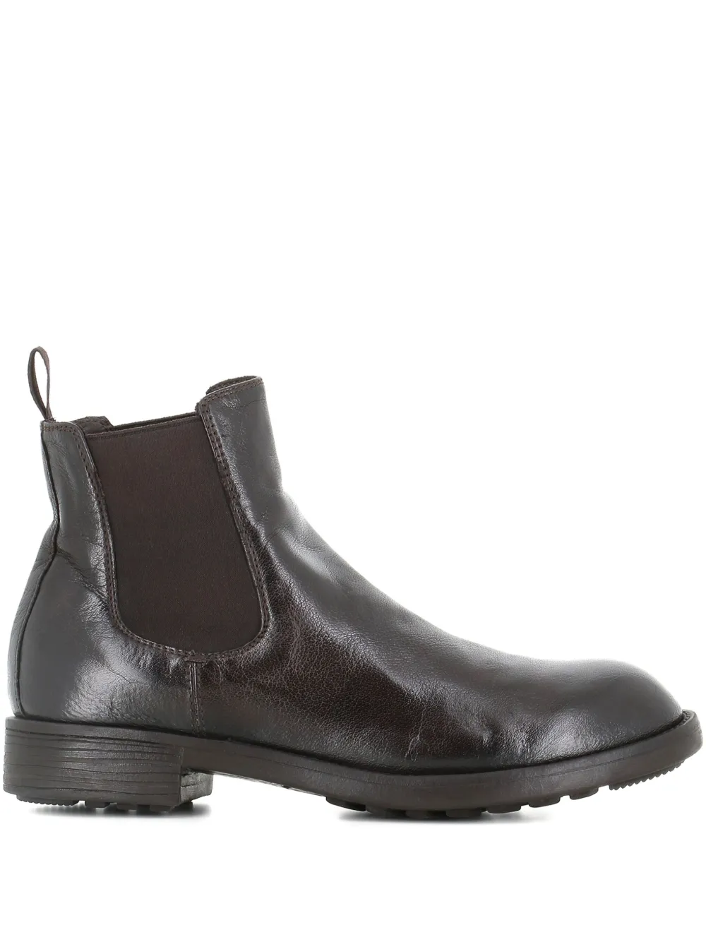 Sergeant 102 elastic-panel leather boots