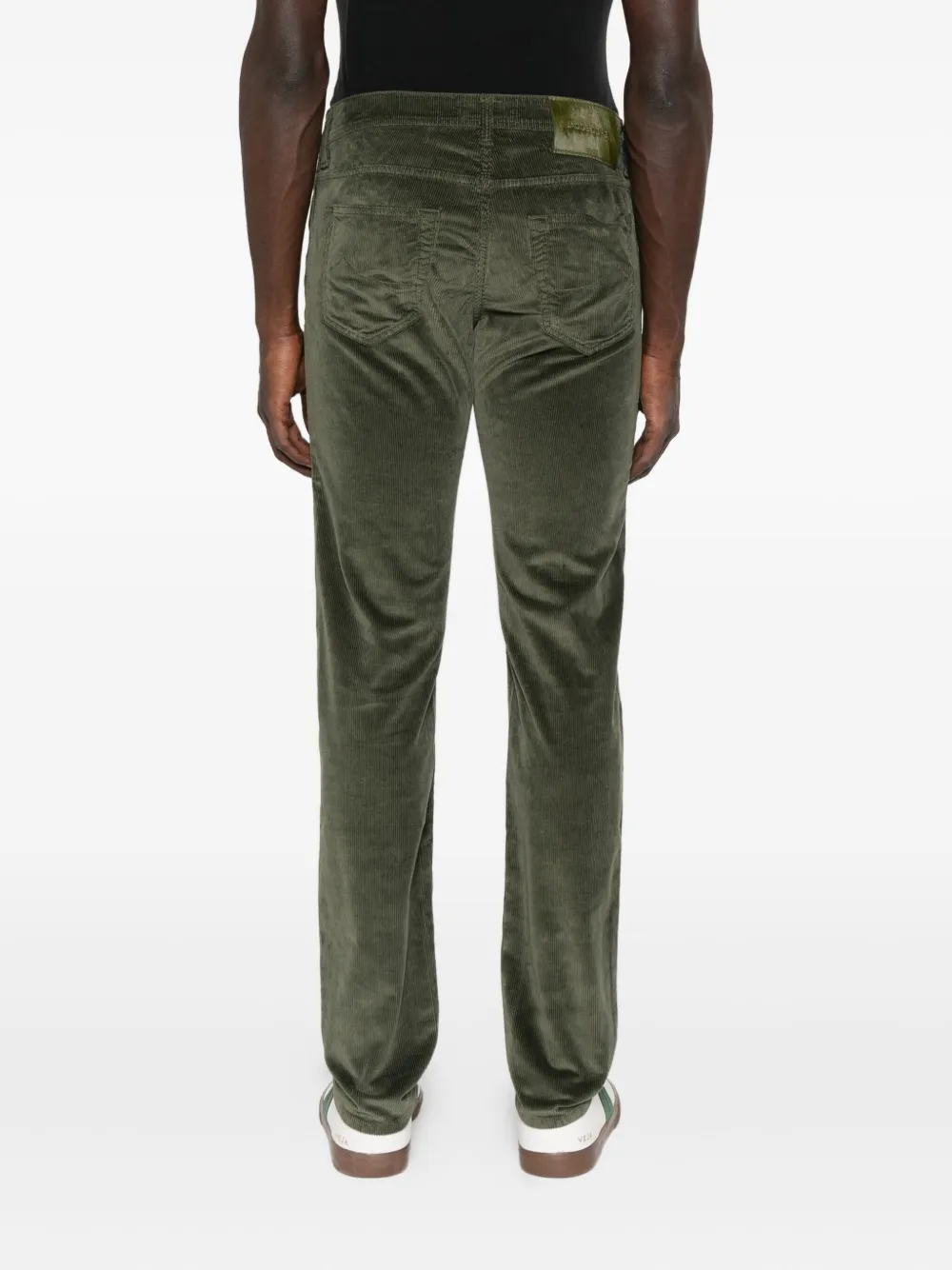 Jacob Cohen Corduroy Trousers In Green