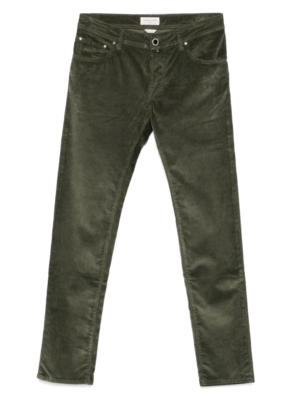 Jacob Cohen Corduroy Trousers In Green