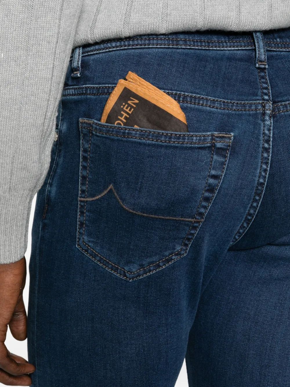 Jacob Cohen Stretch-cotton Sean Relaxed Jeans In Blue